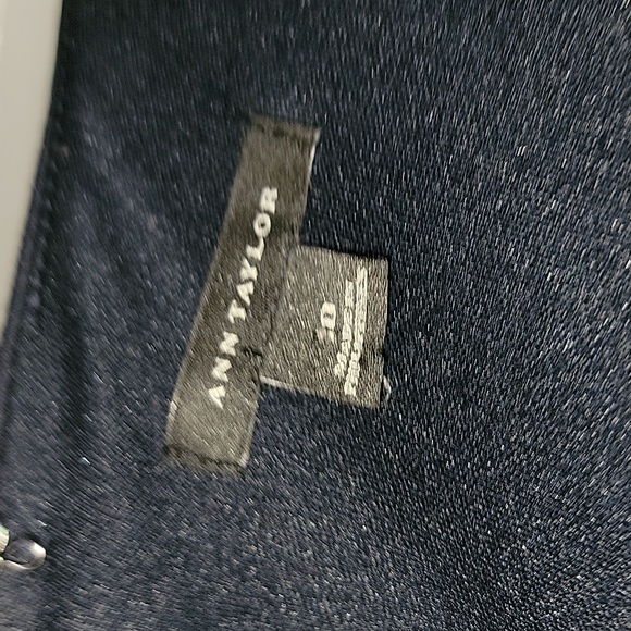 Blue Fit and Flare Dress with 3/4 Sleeves and Scoop Neck - Picture 3 of 16